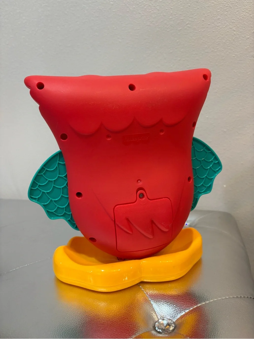 Fisher-Price Red Teal Yellow Learning Owl Toy